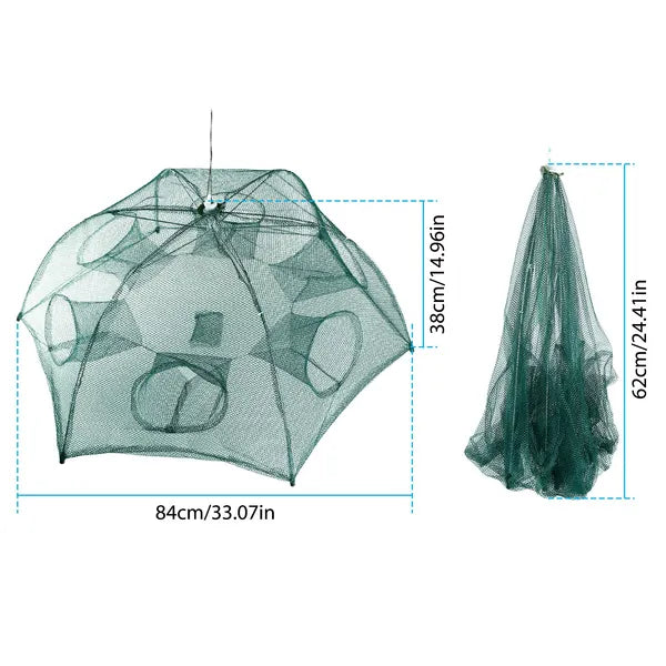 Collapsible Trap Net — Shrimp, Minnow & Crab