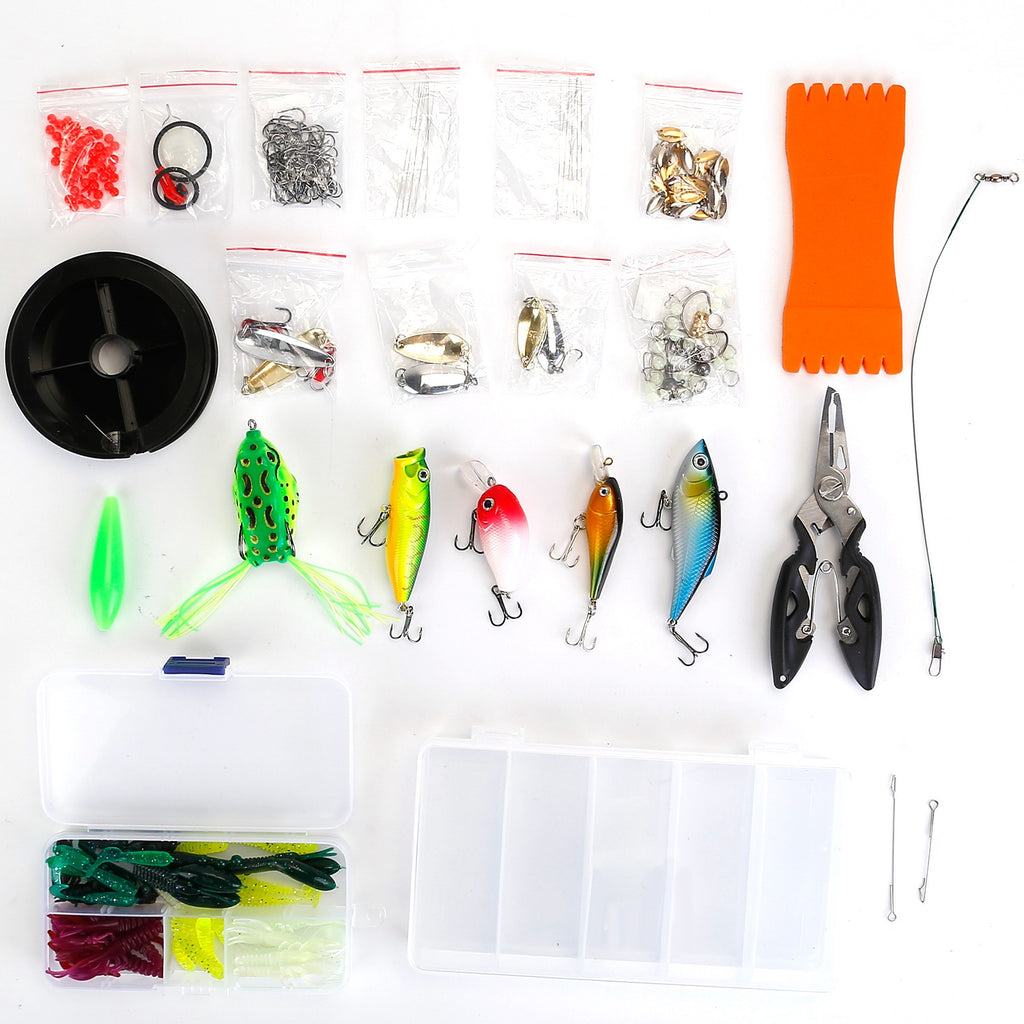 Lure Tackle Box — 383 Pieces, Bass Fishing