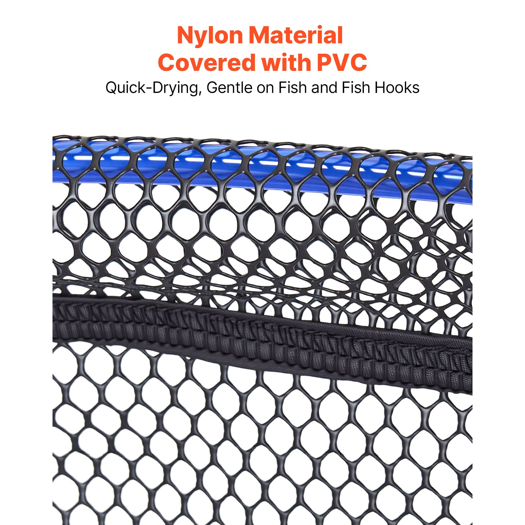 Pier Drop Net — Foldable, Rope & Storage Bag
