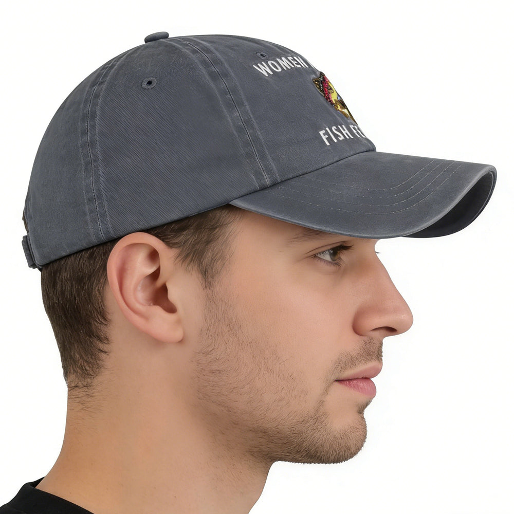 Fish Fear Hat — Adjustable, Embroidered