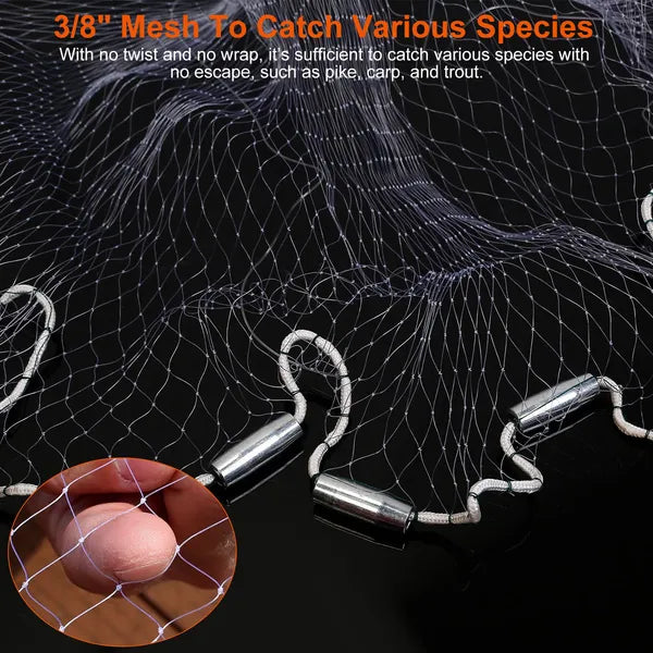 Cast Net — 6ft, Chain Sinker Bottom